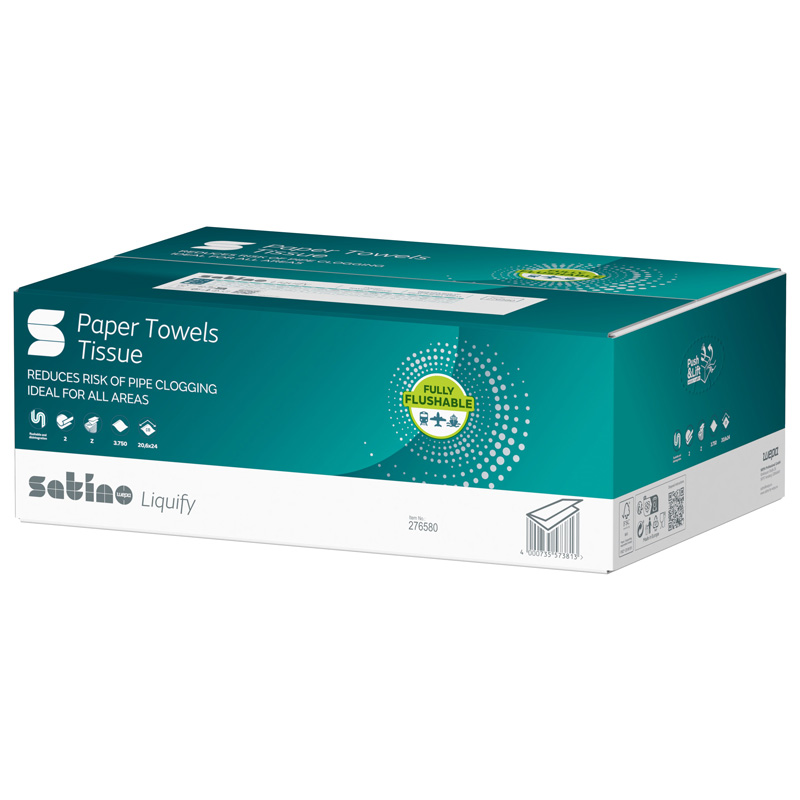 Handpapier liquify (Z) - 20,6x24cm - 2 plis - 3.750 Blatt (PT2)